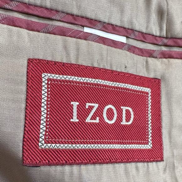 IZOD Men’s Black Blazer 39R 2 Button Modern Classic Sport Coat Suit Jacket - Picture 6 of 11